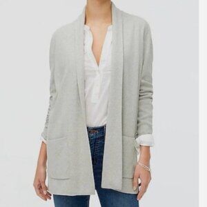 J CREW CHELSEA GRAY CARDIGAN SMALL NEW WITH TAGS RETAIL $118 100% COTTON